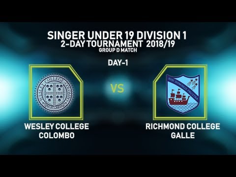 SINGER U19 Division 1 Tournament 2018/19 - Group D [WESLEY vs RICHMOND] - DAY 1