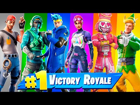 LA RANDOM YOUTUBERS SKIN CHALLENGE! - FORTNITE