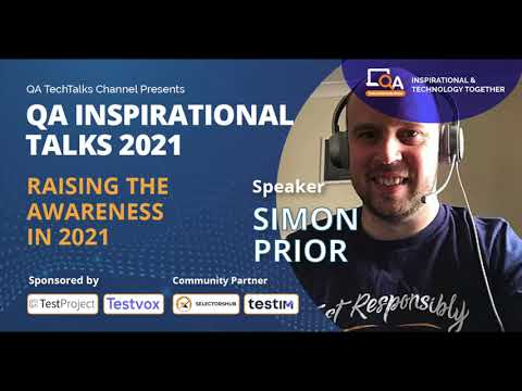 “Raising the Awareness in 2021" by Simon Prior | QA INSPIRATIONAL TALKS 2021
