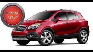 Open and Start a Buick Encore push button start models with a dead key fob battery.