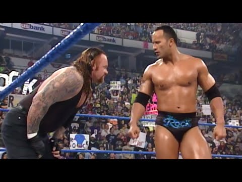 The Rock & The Undertaker Vs Kurt Angle, Edge & Christian Part 1 - SMACKDOWN!