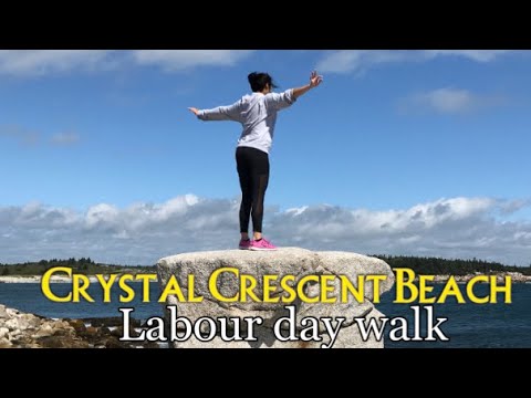 Crystal Crescent Beach Labour Day walk with Rayne & Max the dog :) Amazing Views R us