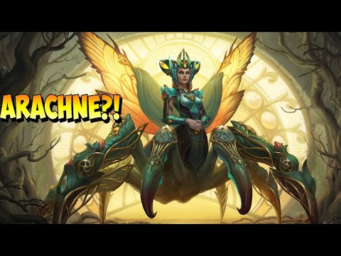 THIS NEW FLYING ARACHNE SKIN HAS A SICK ULT AND CUTE LIL MANTIS'! - Masters Ranked Duel - SMITE