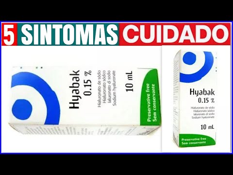 ✅OS 5 EFEITOS COLATERAIS DO COLÍRIO HYABAK BULA