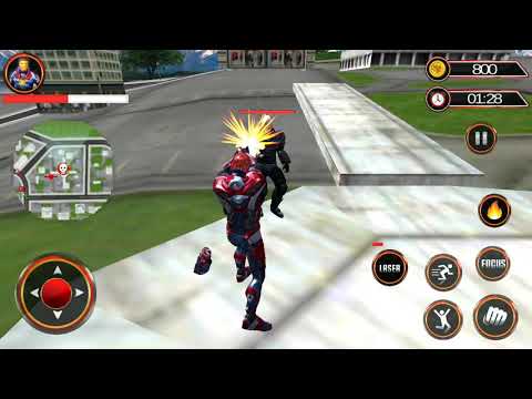 Ultimate KungFu Superhero Iron Fighting Free Game Vs Flying Spider Hero City Rescuer Story