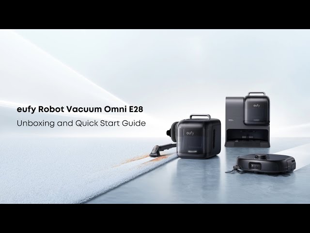 Saugroboter Eufy Omni E28 mit Absaugstation und Turbo-Saugleistung 20.000 Pa video