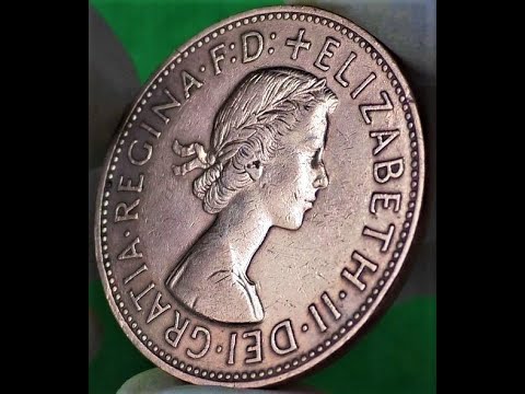 One Penny 1961, ELIZABETH II DEI GRATIA REGINA F D