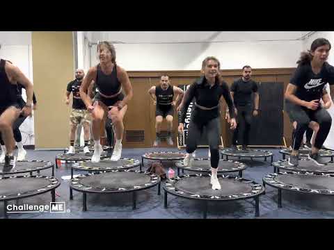 Power Jump / trampolín, clase de 40 minutos para principiantes. 500 calorías