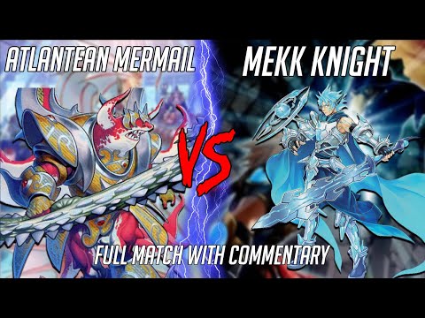 Yu-Gi-Oh! Pure Mekk Knight Vs Mermail Atlantean - Live Testing Match (August 2020)