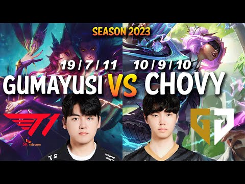 T1 Gumayusi VS GEN Chovy - Gumayusi XAYAH VS Chovy ZERI - (Doran, Gumayusi, Morgan VS Oner, Chovy)