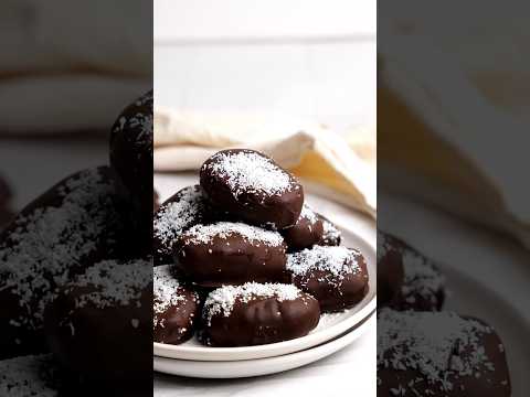 Easy & Healthy Dark Chocolate Bounty Bars