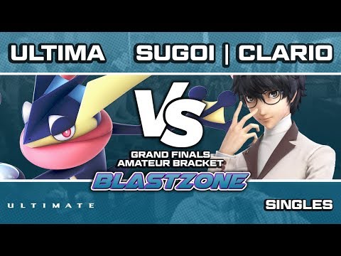 PSG Blastzone: Sugoi | Clario (Richter/Joker) vs Ultimagamer3000 (Greninja) - Grand FInals Amateur