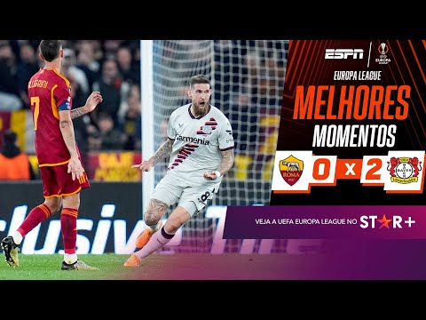 Gols e lances de Roma x Bayer Leverkusen