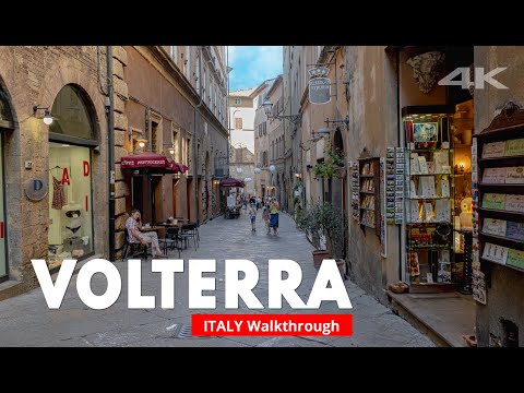 What is VOLTERRA known for? Italy walking tour | OM-1 Olympus video