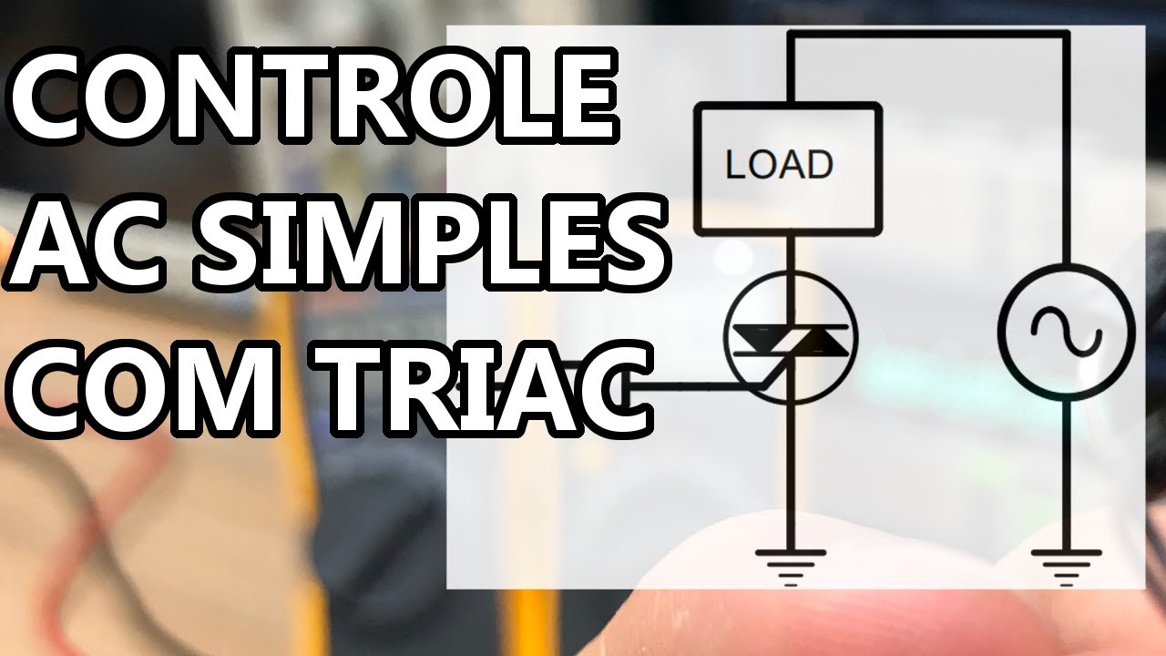 DISPARO DE TRIAC COM SINAL DC SIMPLES