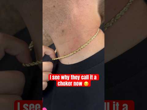 NEVER go with this chain length (trust me)! #gold #ropechain #jacoje