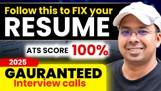 Crack the ATS | Resume Hacks that Boosts ATS score | 10X Interview Calls & Land Top Multiple Offers