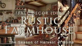 🍂✨Golden Season: A Rustic Farmhouse Approach to Fall Decorating || Fall Home Decor Ideas