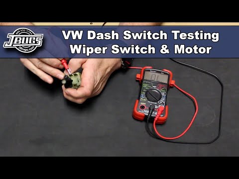 JBugs - VW Dash Switch Testing - Wiper Switch & Motor
