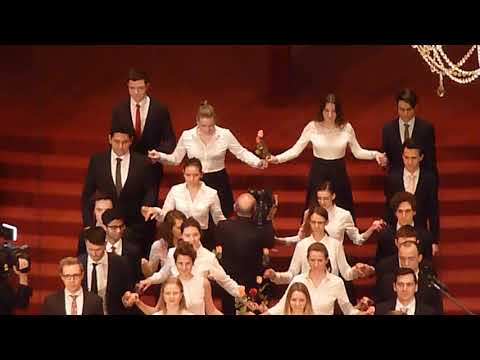 Wiener Opernball 2018, Generalprobe, Einzug der Debütanten I