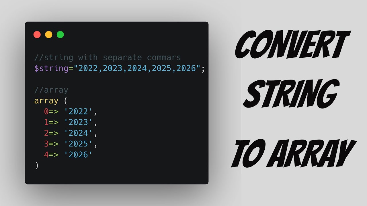 Convert string with  separate commas to an array | PHP | Laravel