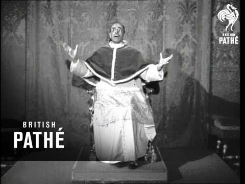 Papst Pius XII. spricht über den Weltfrieden (1958)