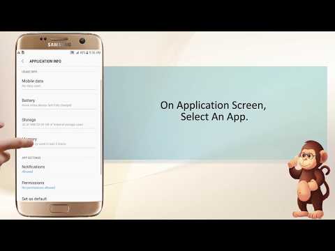 How to use App Permission on  Samsung smart phones user guide support