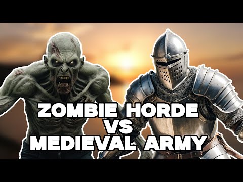 200,000 Medieval Soldiers vs 1 Million Zombies – Beach Assault! [Epic Battle]