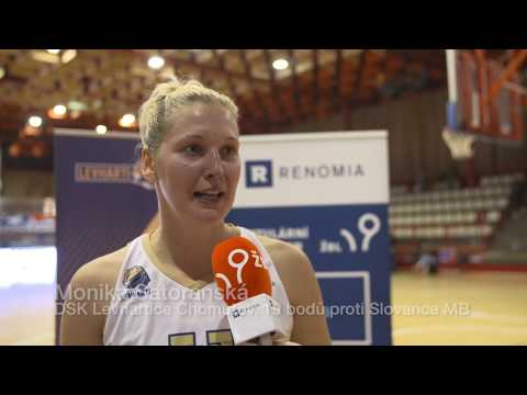 Pozápasové rozhovory z utkání třetího kola RENOMIA ŽBL DSK Levhartice Chomutov - Slovanka MB