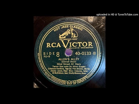 Coleman Hawkins' 52nd Street All Stars ‎– Allen's Alley (1948)