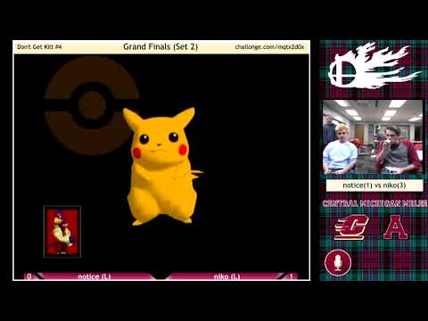 niko (Pikachu) vs notice (Fox) - SSBM Singles - Don't Get Kilt #4