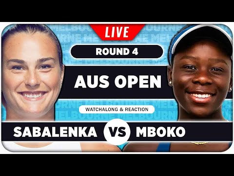 SABALENKA vs MBOKO • Australian Open 2026 • LIVE Tennis Watchalong