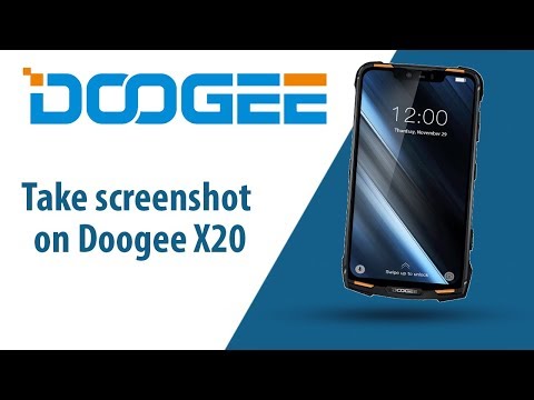 How to take screenshot on Doogee X20?
