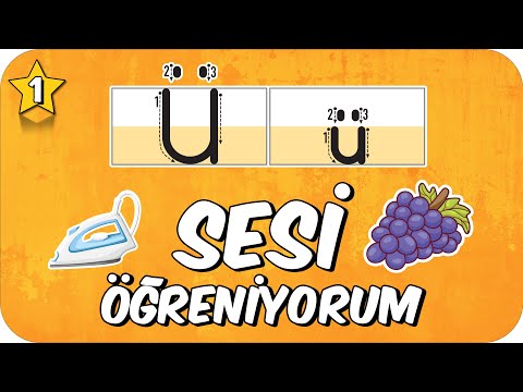 Ü Sesi Öğretimi 🍇 Okunuşu ve Yazılışı✍️ 1.Sınıf #2025