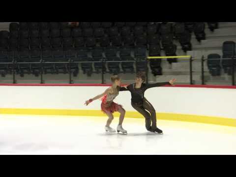 ISU 2014 Jr Grand Prix Tallinn Short Dance Carolina MOSCHENI / Adam LUKACS HUN