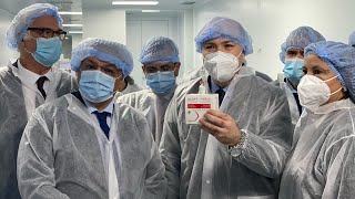 Inauguration de la première Unité  de production du vaccin anti-Coronavirus en Algérie