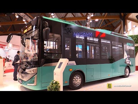 2020 Karsan Atak Electric Bus - Walkaround - 300km Range Bus - Exterior Interior Tour