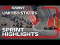 F1 Sprint Highlights | 2023 United States Grand Prix