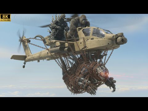 King Kong And Godzilla vs. Mechagodzilla: A Major Clash With Military Forces