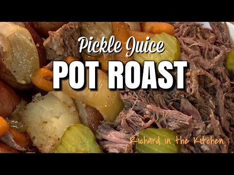 PICKLE JUICE POT ROAST - Crock Pot Recipe