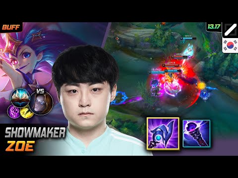 ShowMaker Zoe Mid Build Luden's Tempest Unsealed Spellbook - LOL KR Challenger Patch 13.17