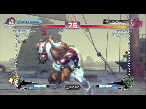 GUERRIER-NOVICE (T.Hawk) Vs FurkanOnline SSF4 Ranked Matches - PSN
