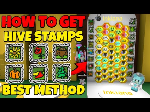 HOW TO GET *HIVE STAMPS* in Bee Swarm Simulator! (Easy Method)