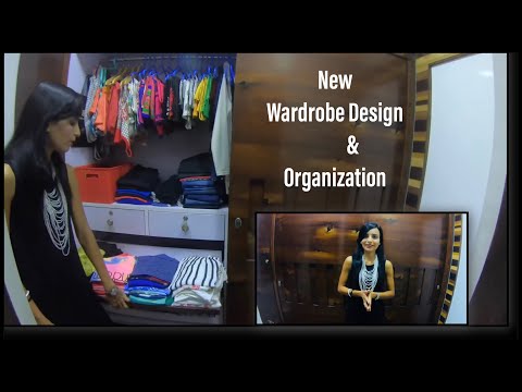 New Wardrobe Design/ Indian Wardrobe organization / How to organize  Small Wardrobe /Priya Vlogz