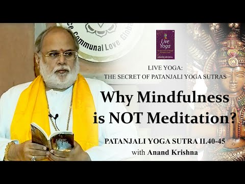 Mengapa Perhatian Penuh BUKAN Meditasi? - Patanjali Yoga Sutra 2:40-45 | Anand Krishna | Bahasa I...