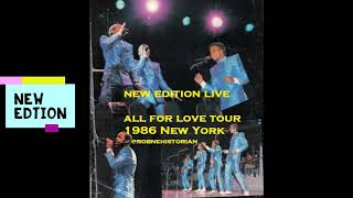 New Edition &quot;Let&#39;s Be Friends&quot; Live on the 1986 All for Love Tour