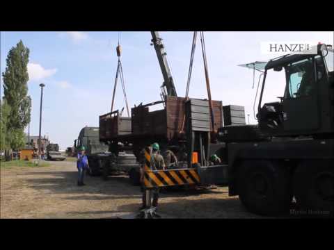 Wagons uit Tweede Wereldoorlog gaan naar Westerbork