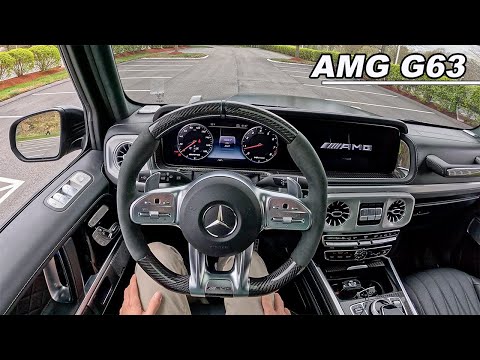 Driving the Mercedes-Benz AMG G63 - 577hp Triple Locked V8 Off-Road Super Car (POV Binaural Audio)
