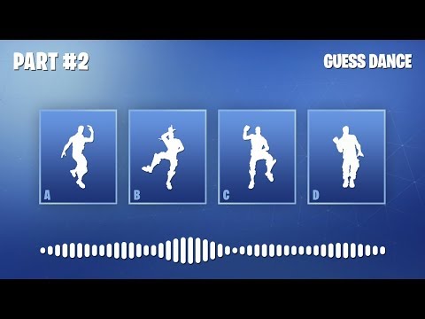 ADIVINA EL BAILE DE FORTNITE POR SU SONIDO - MÚSICA #2 - FORTNITE CHALLENGE | tusadivi