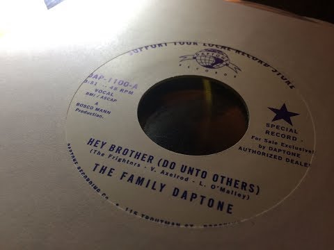 Hey Brother (Do Unto Others) ~ The Family Daptone